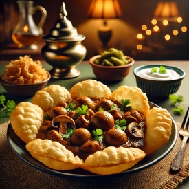Mushroom Puri